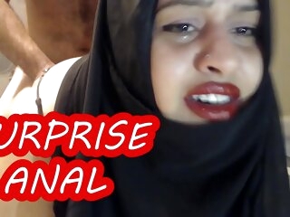 painful surprise anal with married hijab catholic
